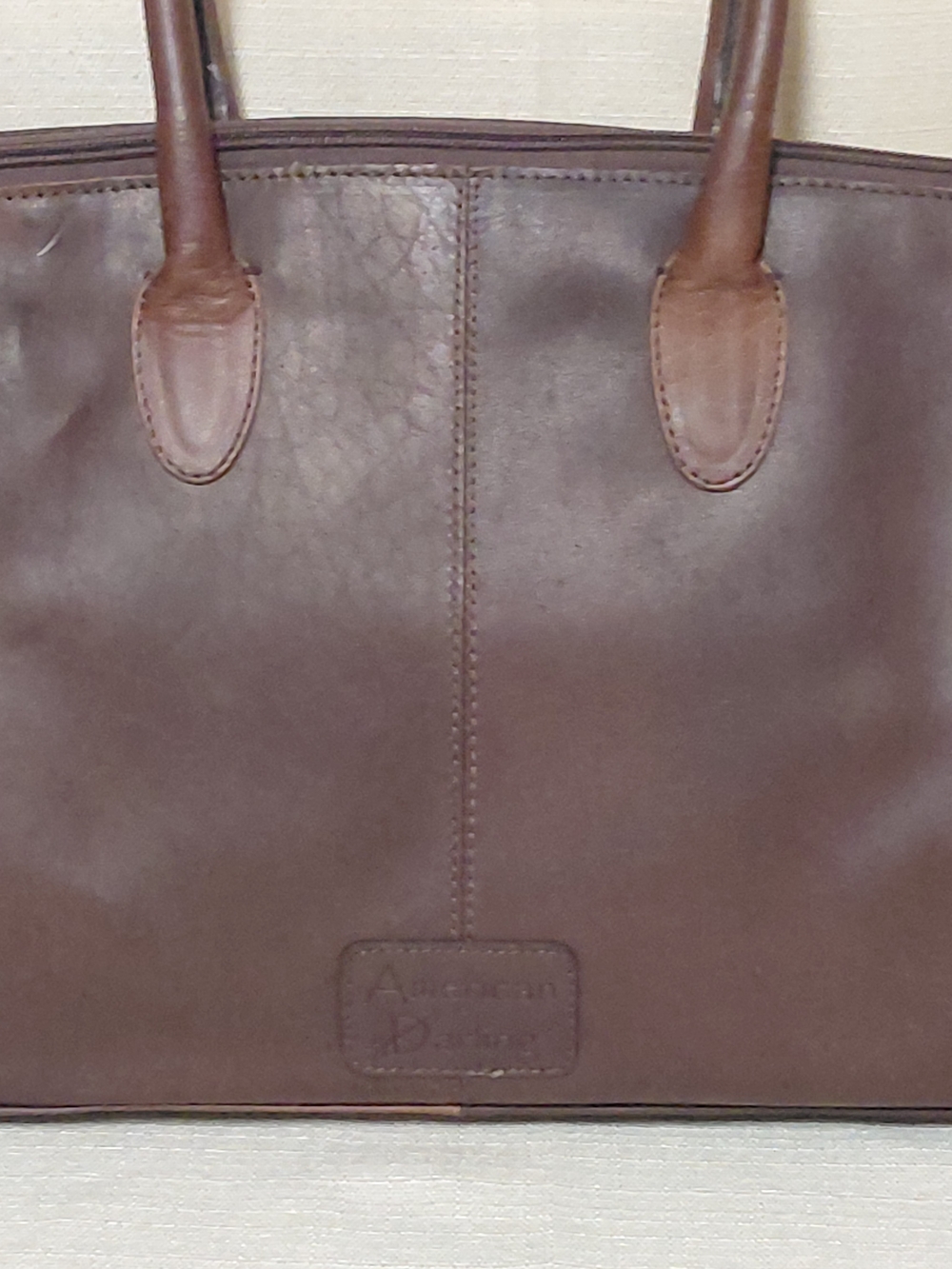 American Darling Brown Tooled Leather & Leopard Hair On *Concealed Carry Bag NWT - Picture 6 of 16